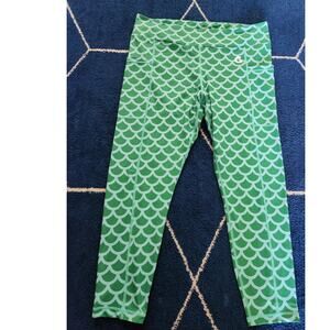 Grrrl Women's Mermaid Green & Blue Leggings 47-54 XXL